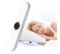 Haut-parleur Bluetooth à conduction osseuse avec 35 bruits blancs intégrés - Mini oreiller portable Bluetooth avec minuterie - Haut-parleur oreiller pour les dormeurs profonds