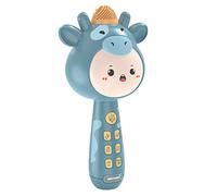 Haut-parleur Bluetooth à main pour enfants et filles, musique locale bleue, 20,5 x 8,5 x 10,5 cm