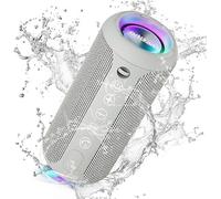 Haut-Parleur Bluetooth Avec Lumière Led, Mini, Portable, Fonction Mains Libres, Sans Fil, Protection Ipx7 Contre L'Eau Et Son Surround À 360°, Avec Aux, Tf, Pour L`Extérieur