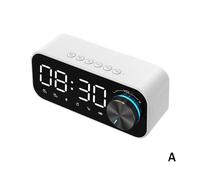 Haut-parleur Bluetooth BT5.0, miroir LED, affichage numérique, caisson de basses, horloge, lecteur, horloges, Smart TFT, musique de bureau, barre de son sans fil R2P2