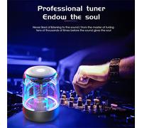 Haut-parleur Bluetooth C7 Haut-parleur sans fil LED Crystal Glazed 6D Surround Subwoofer Haut-parleur Bluetooth portable