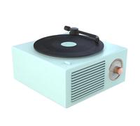 Haut-parleur Bluetooth en vinyle rétro, haut-parleur rotatif, anti-Stress, Support sans fil AUX TF USB