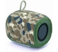 Gembird SPK-BT-LED-03-CM Enceinte Bluetooth portable avec lumière LED RVB, Camo, 5W