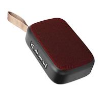 Haut-parleur Bluetooth, Haut-parleur Portable sans Fil, Mini Haut-parleur Musical, 400 MAh, HIFI, Caisson de Basses, Basses en Plein Essor, USB, avec Radio FM(rouge)