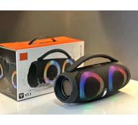 Haut-parleur Bluetooth haute puissance,portable,RVB,lumière colorée,étanche,caisson de basses sans fil,360 évité,surround,TWS,FM,boombox #E