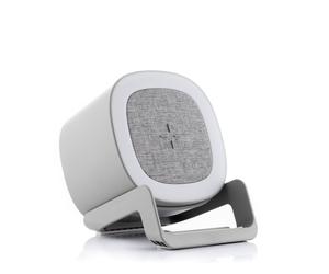 Haut-Parleur Bluetooth - InnovaGoods - Chargeur Sans-fil - LED - 10W - Design Moderne