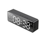 Haut-parleur Bluetooth intelligent B119, sans fil, réveil de chevet, stéréo, caisson de basses, avec moniteur de température, affichage réglable