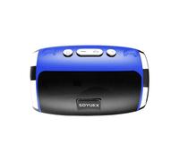 Haut-parleur Bluetooth intelligent, haut-parleur sans fil portable, avec son surround HD à 360°, autonomie de batterie de 20 heures, Bluetooth 5.0, for maison/fête/extérieur/camping/plage, cadeau d'an