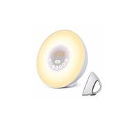 Haut-parleur bluetooth intelligent réveil lumière réveil analogique lever du soleil