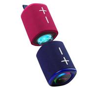 Haut-parleur Bluetooth magnétique divisible 2 en 1, étanche à design color block, double haut-parleur portable sans fil divisible 20W son stéréo puissant, Bluetooth V5.3, 24H d'autonomie, véritable