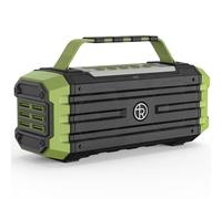 Haut-parleur Bluetooth portable 120 W de crête 80 W, couplage TWS, basses profondes, haut-parleur Hi-Fi, étanchéité IPX6, boombox son DSP pour extérieur, camping, fête, plage (vert)
