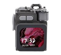 Haut-Parleur Bluetooth Portable élégant avec écran Tactile Aspect Métal, Mini Haut-Parleur de Voyage Robuste avec Son HD pour la Plage et la Maison, Bluetooth 5.4