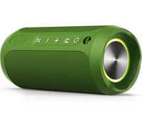 Haut-Parleur Bluetooth Portable Étanche ¿ Haut-Parleur Sans Fil 20 W Avec 20 Heures De Lecture, Paire Tws, Lumières Rvb Et Fente Tf ¿ Parfait Pour La Plage Et La Piscine, Vert