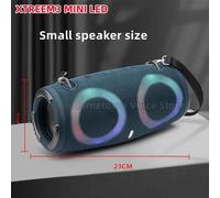 Haut-parleur Bluetooth portable étanche,haute puissance,lumière colorée RVB,caisson de basses sans fil,100 stéréo Surround,TWS,Boombox FM,360 W #S