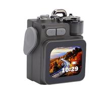Haut-Parleur Bluetooth Portable, Petit Haut-Parleur sans Fil avec Basse Profonde, écran Tactile, Temps de Jeu 10h, Batterie Rechargeable de 1200mAh, Micro intégré