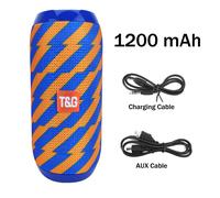 Haut-parleur Bluetooth portable pour touristes,haut-parleur sans fil TWS,colonne de basse extérieure,Boombox FM,carte AUX TF,lecteur de musique pour le camping et l'équitation,TG117 #C