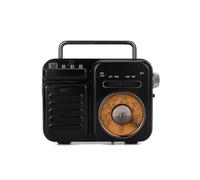 Haut-parleur Bluetooth portable rétro alimenté par l'énergie solaire Haut-parleur radio à main extérieur haute manivelle d'urgence W0Q8 Sortie qualité boîte de son