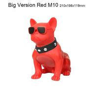 Haut-parleur Bluetooth portable sans fil Big Bulldog,radio Surround,carte multifonction,caisson de basses,qualité sonore 3D,FM RapBass - Type M10 Big Red