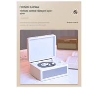 Haut-parleur Bluetooth portable sans fil, lecteur CD multifonctions brun