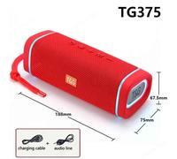 Haut-parleur Bluetooth portable sans fil pour touristes,barre de son basse,colonne Boombox,TF,FM,stéréo,extérieur,équitation,camping,boîte à musique,TG357,30W #E