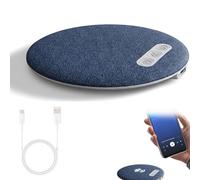 Haut-parleur Bluetooth pour dormir avec charge, mini haut-parleur portable sous l'oreiller avec minuterie de bruit blanc, aide au sommeil sans fil avec basses stéréo pour adulte (bleu)