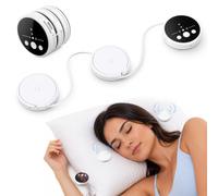 Haut-Parleur Bluetooth pour Oreiller, Mini Enceinte Sous Oreiller Ultra-Fine avec Bruit Blanc et Minuterie, Support Carte TF, Portable Haut-Parleur d'oreiller à Conduction Osseuse pour Chambre, Hôtel