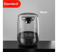 Haut-parleur Bluetooth pour téléphone portable Lumieres colorées de haute qualité sans fil Petit haut-parleur Subwoofer Portable Home Influence Mini Gift, Standard Black