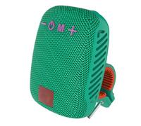 Haut-Parleur Bluetooth pour Vélo, Haut-Parleur Bluetooth Portable étanche IPX5, Haut-Parleur de Vélo sans Fil pour Randonnée, Couplage de Support, Radio FM (Paon Bleu)