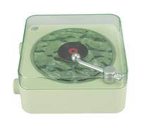 Haut-Parleur Bluetooth Rétro 3 en 1,Style Platine Lecteur de Disque Vinyle de Style avec Veilleuse et Affichage de L'heure pour la Décoration de Bureau, Chambre à Coucher et