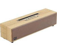 Haut-parleur Bluetooth rétro en bois, Design portable, Fonctionnalité polyvalente, Couleur blanche du bois