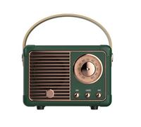 Haut-parleur Bluetooth rétro HM11 Lecteur de musique rétro classique Son stéréo Décoration portable Mini haut-parleurs Lecteur de musique de voyage, CN- Army Green- Other- Speaker