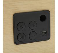 Haut-Parleur Bluetooth Rétro sans Fil, pour la Maison, Les Voyages et L'extérieur, Mini Conception Portable en Bois (Grain de Bois Jaune (Version Export))