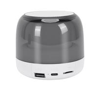 Haut-Parleur Bluetooth RVB au Design Compact, Véritable Couplage Stéréo sans Fil, Batterie Lithium-ION 800 MAh, Haut-Parleur Portable, pour Activités de Plein Air, Distance de Réception
