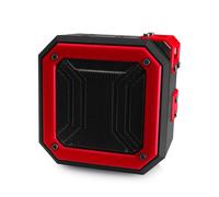 Haut-parleur Bluetooth sans fil 5.0 1200 mAh Appel mains libres extérieur Connexion radio FM TWS, rouge