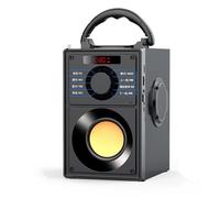 Haut-parleur Bluetooth sans fil extérieur Portable Colonne 3D Stéréo Subwoofer Basse 5W Partie Maison Haut-parleurs Sound Box Support FM Radio AUX