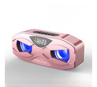 Haut-parleur Bluetooth sans fil M4 M5 de Wanperson Meilleur pour l'extérieur et le bureau En or rose rose d'Oreille de Personne Millionaire
