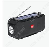 Haut-parleur bluetooth sans fil solaire multifonctionnel radio FM lampe de poche portable haut-parleur bluetooth extérieur sports