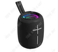 TD® Mini haut-parleur Bluetooth 2400mAh Lumière LED éclairée Conception étanche Prise en charge de la lecture de la carte T