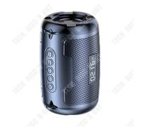 TD® Haut-parleur Bluetooth Subwoofer portable pour l'extérieur Petit canon en acier Réveil alarme Son puissant Subwoofer