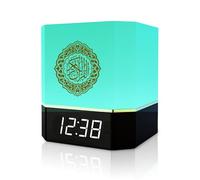 Haut-parleur Bluetooth,télécommande sans fil,LED,veilleuse intelligente,commande par application,horloge AZAN numérique avec traduction du coran
