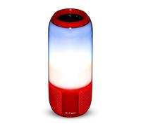 1 pz 23W LED Bluetooth Speaker with USB&Tf Card Slot Red