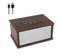 Haut-parleur Bluetooth & Wooden Sleep Player, Machine Rechargeable Bluetooth White Noise Avec réglage du Volume et Minuterie, Adaptée Pour Les Voyages, Atmosphère Détente, Amélioration De l'insomnie