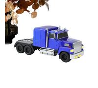 Haut-parleur Bluetoth pour camion rétro - Modèle américain WS-570, stéréo portable, son haute définition, radio FM, lumières de fête LED | Microphone intégré, dispositif d'appel mains libres pour les