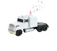 Haut-parleur Bluetoth pour camion rétro - Modèle américain WS-570, stéréo portable, son haute définition, radio FM, lumières de fête LED | Microphone intégré, dispositif d'appel mains libres pour les