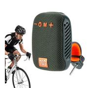 Haut-Parleur BT Portable pour Vélo, Haut-parleurs De Vélo BT Imperméables, Mini Haut-Parleur Stéréo Extérieur avec Radio FM, pour La Randonnée À Vélos