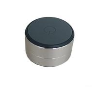 Haut-parleur BT ultra-portable avec conduction osseuse et support à ventouse, utilisation efficace de l'énergie à 5 W, permet une lecture prolongée sur une seule charge (argenté)