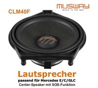 Musway Haut-parleur central CLM40F 10 cm (4") compatible avec Mercedes W222/X253/S205/C205/C238