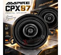 Haut-parleurs coaxiaux Ampire CPX87 2 voies sans grille, 87 mm - 1 paire