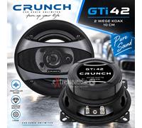 Crunch GTi42 enceinte de voiture Rond 2-voies 100 W