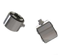 Haut-parleur coaxial double dynamique HIFI 10,2 mm diaphragme composite de carbone bobine mobile pilote audio argent